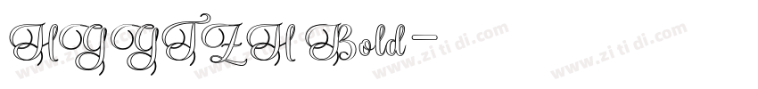 HGGTZH Bold字体转换